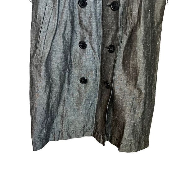 Ann taylor grey Ramie blend sleeveless dress - Picture 6 of 8